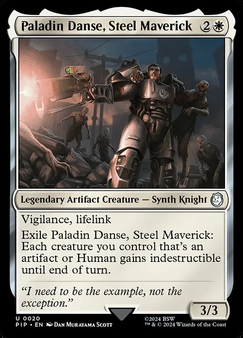 Paladin Danse, Steel Maverick · Fallout 20/1068