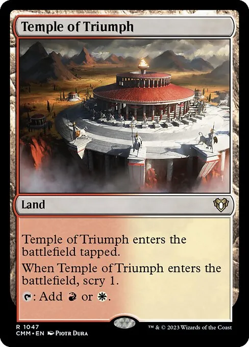 Temple of Triumph · Commander Masters 1047/1067
