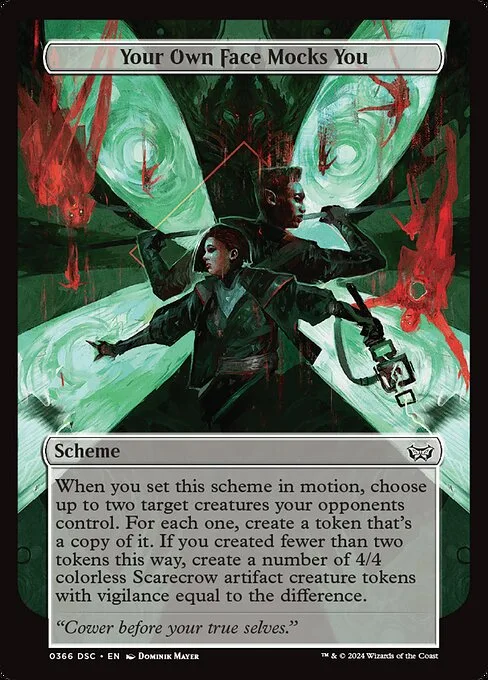 Your Own Face Mocks You · Duskmourn: House of Horror Commander 366/373