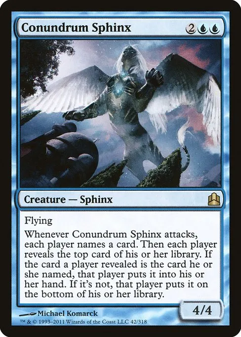 Conundrum Sphinx · Commander 2011 42/318