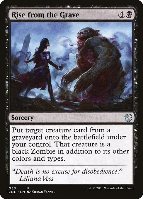Rise from the Grave · Zendikar Rising Commander 53/142