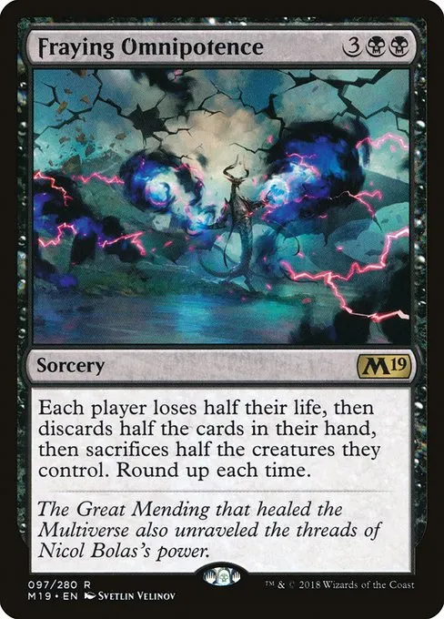 Fraying Omnipotence · Core Set 2019 97/314