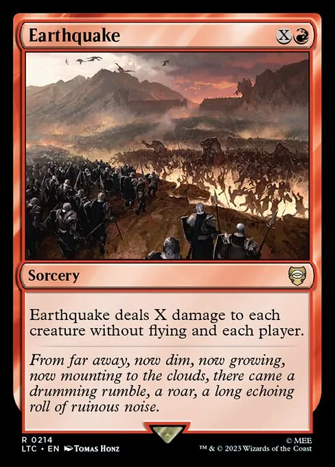 Earthquake · Tales of Middle-earth Commander 214/591