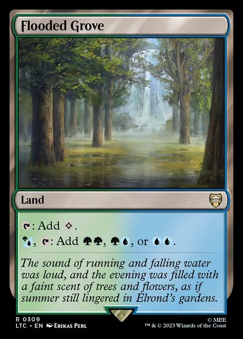 Flooded Grove · Tales of Middle-earth Commander 309/591