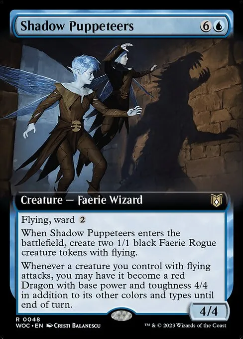 Shadow Puppeteers · Wilds of Eldraine Commander 48/173