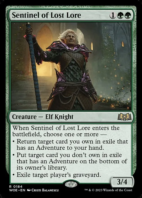 Sentinel of Lost Lore · Wilds of Eldraine 184/381