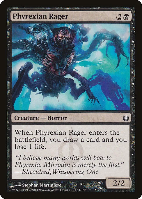 Phyrexian Rager · Mirrodin Besieged 51/155