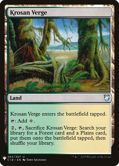Krosan Verge · The List C18-263/5050
