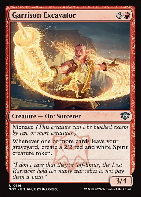 Garrison Excavator · Secrets of Strixhaven 116/368