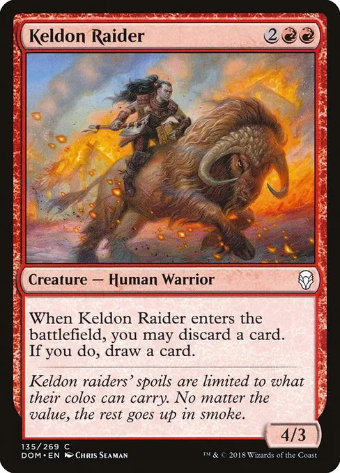 Keldon Raider · Dominaria 135/280