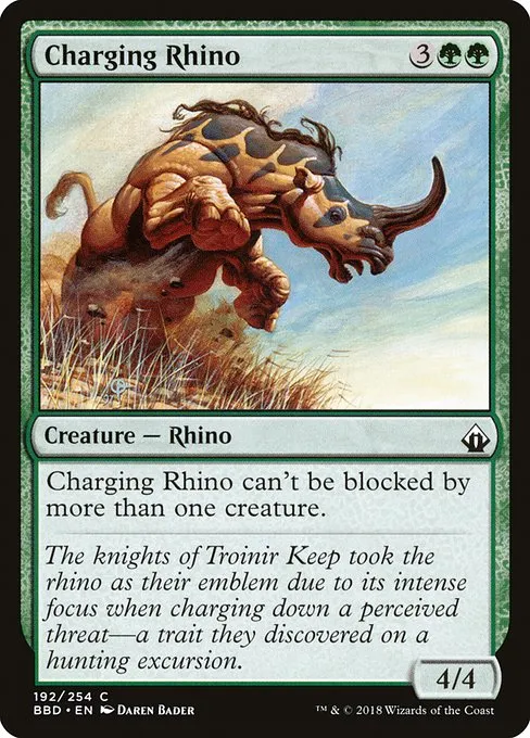 Charging Rhino · Battlebond 192/256