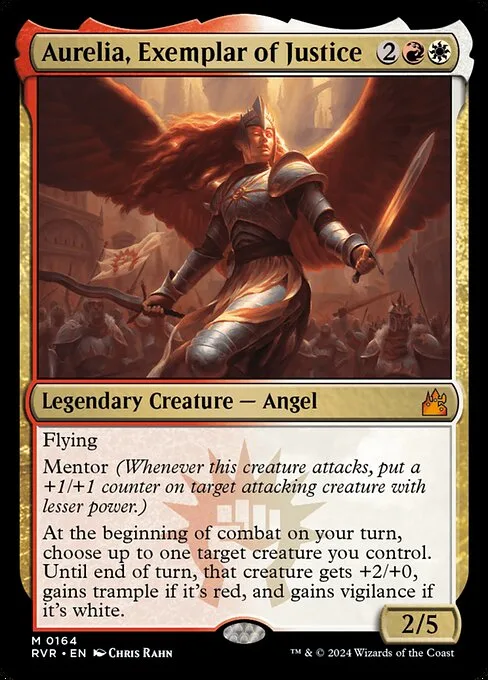 Aurelia, Exemplar of Justice · Ravnica Remastered 164/531