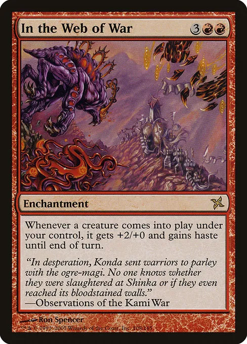 In the Web of War · Betrayers of Kamigawa 108/165