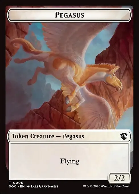 Pegasus · Secrets of Strixhaven Commander Tokens 5/30