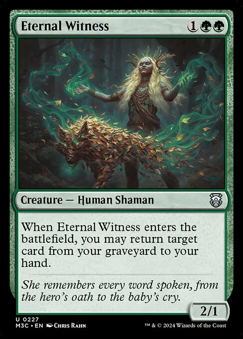 Eternal Witness · Modern Horizons 3 Commander 227/398