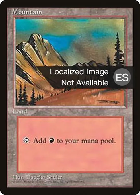 Mountain · Fourth Edition Foreign Black Border 375/378