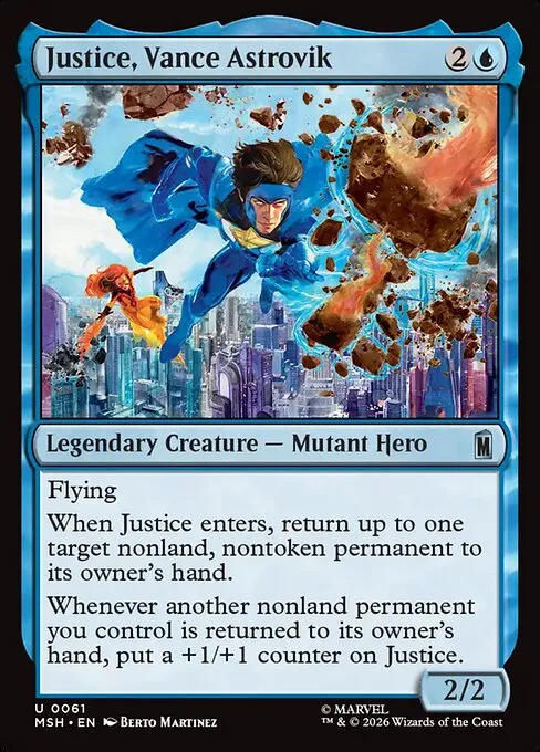 Justice, Vance Astrovik · Marvel Super Heroes 61/24
