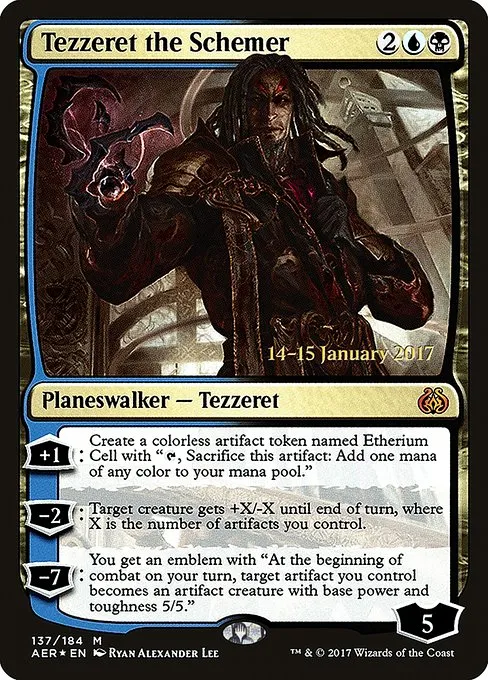 Tezzeret the Schemer · Aether Revolt Promos 137s/65