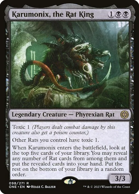 Karumonix, the Rat King · Phyrexia: All Will Be One 98/479