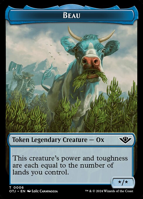 Beau · Outlaws of Thunder Junction Tokens 6/19
