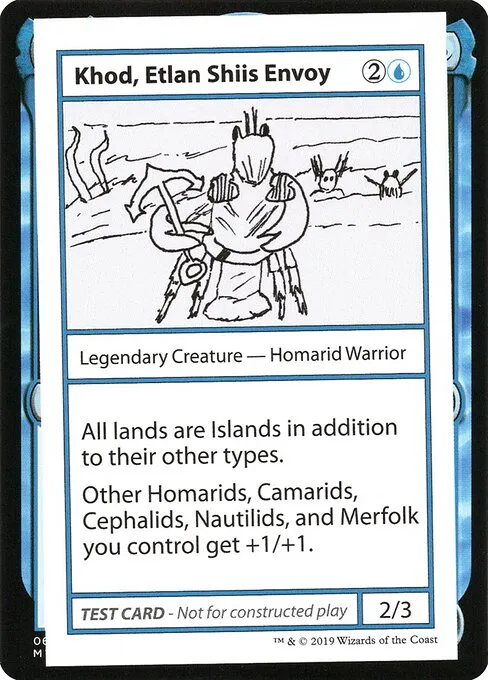 Khod, Etlan Shiis Envoy · Mystery Booster Playtest Cards 2021 24/121