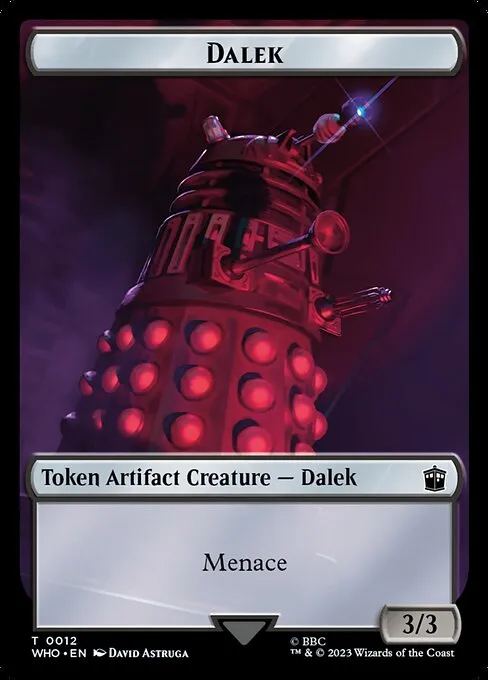 Dalek · Doctor Who Tokens 12/64