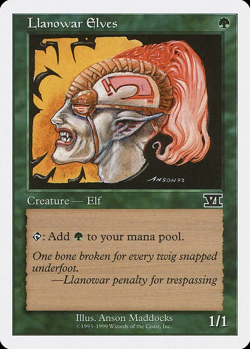 Llanowar Elves · Battle Royale Box Set 39/136