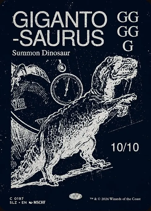 Gigantosaurus · The Zeta Set 197/21