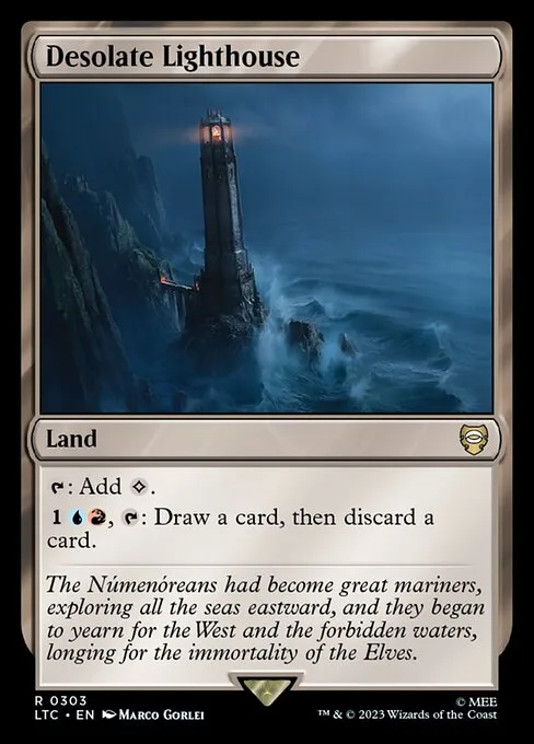 Desolate Lighthouse · Tales of Middle-earth Commander 303/591