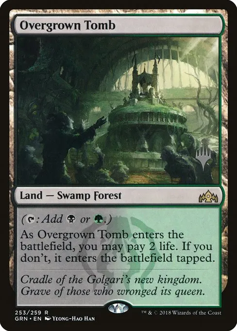 Overgrown Tomb · Guilds of Ravnica Promos 253p/84