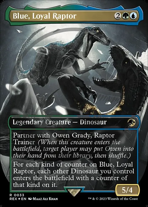Blue, Loyal Raptor · Jurassic World Collection 33/45