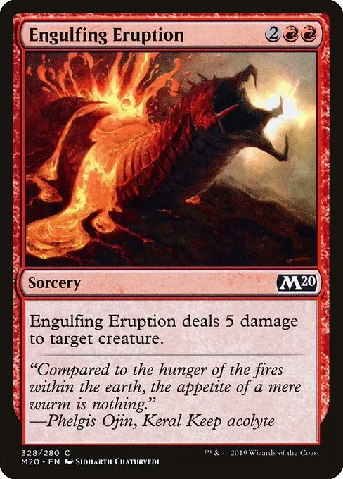 Engulfing Eruption · Core Set 2020 328/346
