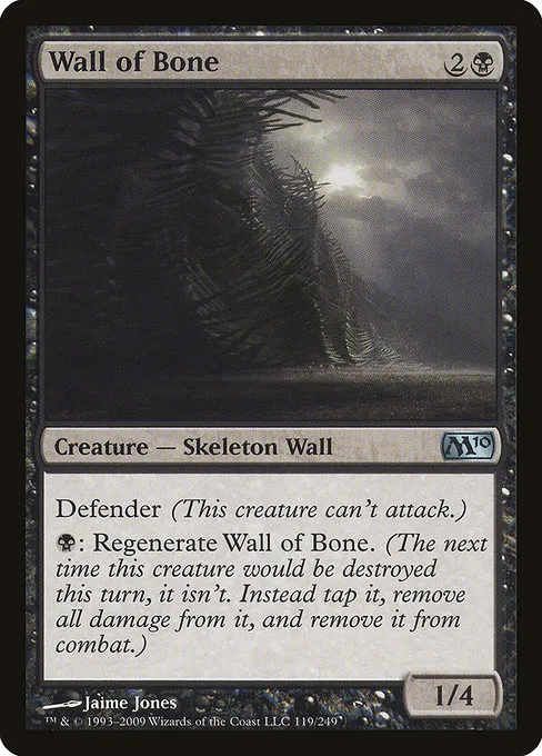 Wall of Bone · Magic 2010 119/249