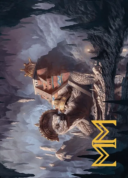 Bedrock Tortoise // Bedrock Tortoise · The Lost Caverns of Ixalan Art Series 23/81