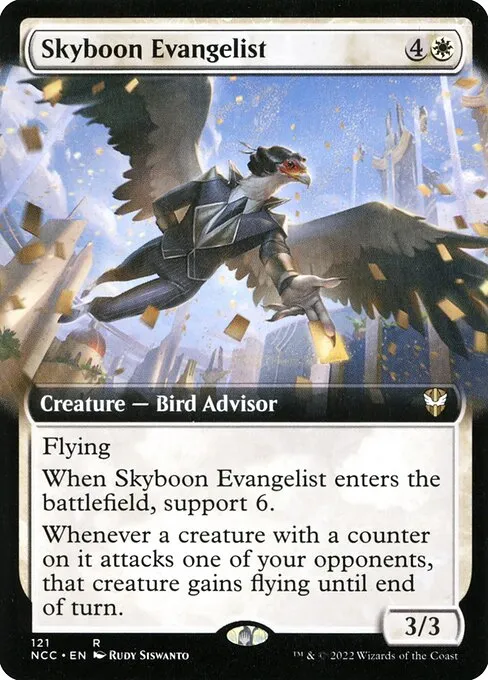 Skyboon Evangelist · New Capenna Commander 121/447