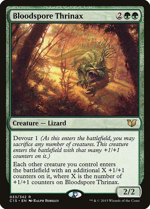 Bloodspore Thrinax · Commander 2015 33/342