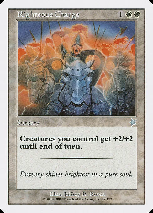 Righteous Charge · Starter 1999 22/173