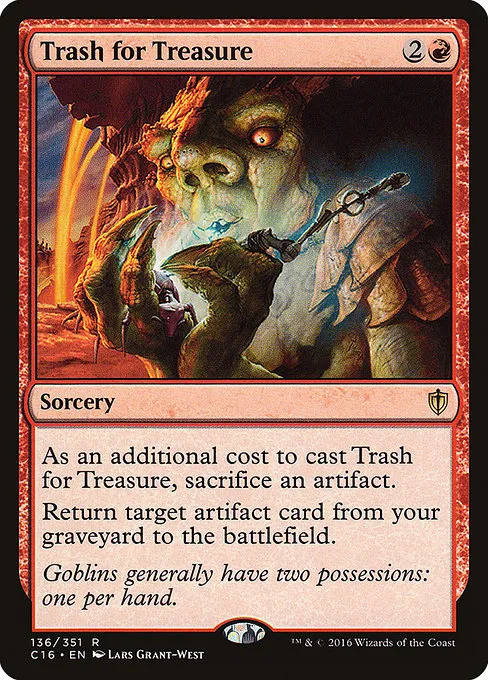 Trash for Treasure · Commander 2016 136/351