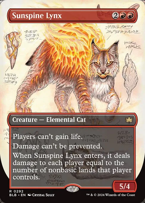 Sunspine Lynx · Bloomburrow 292/398