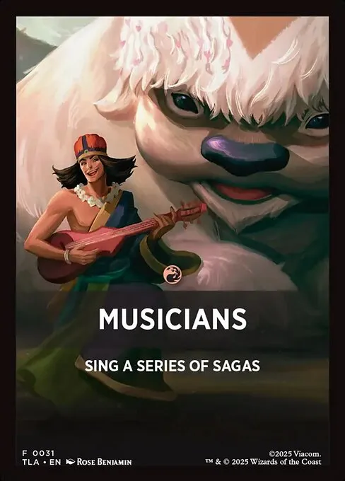 Musicians · Avatar: The Last Airbender Jumpstart Front Cards 31/46
