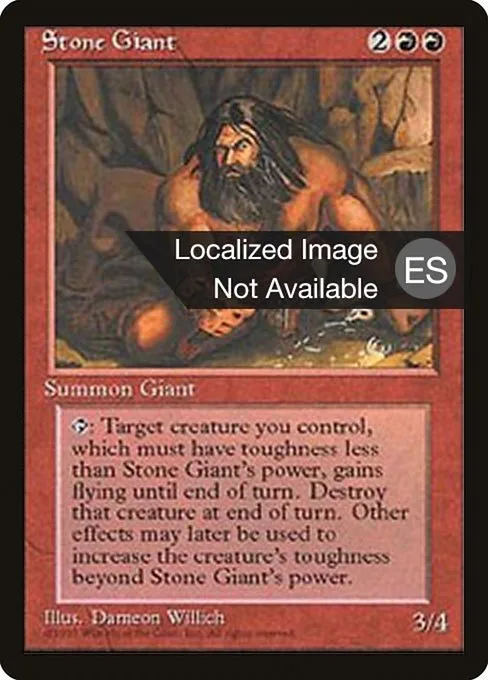 Stone Giant · Fourth Edition Foreign Black Border 223/378