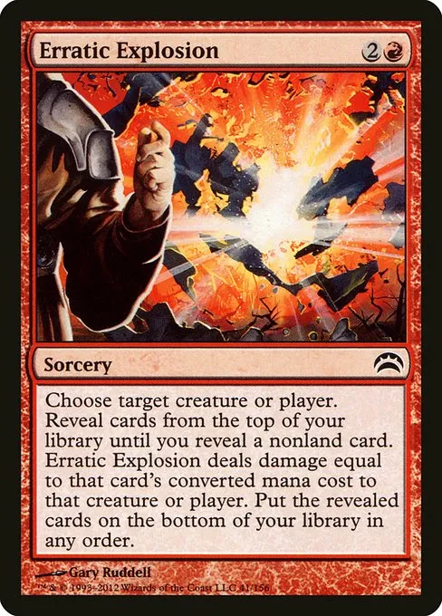 Erratic Explosion · Planechase 2012 41/156