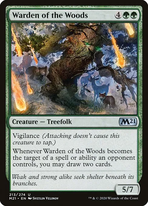 Warden of the Woods · Core Set 2021 213/397