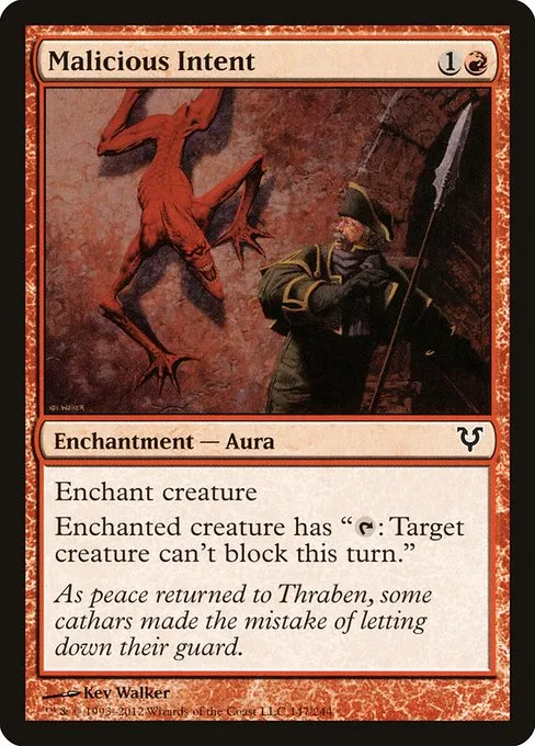 Malicious Intent · Avacyn Restored 147/244