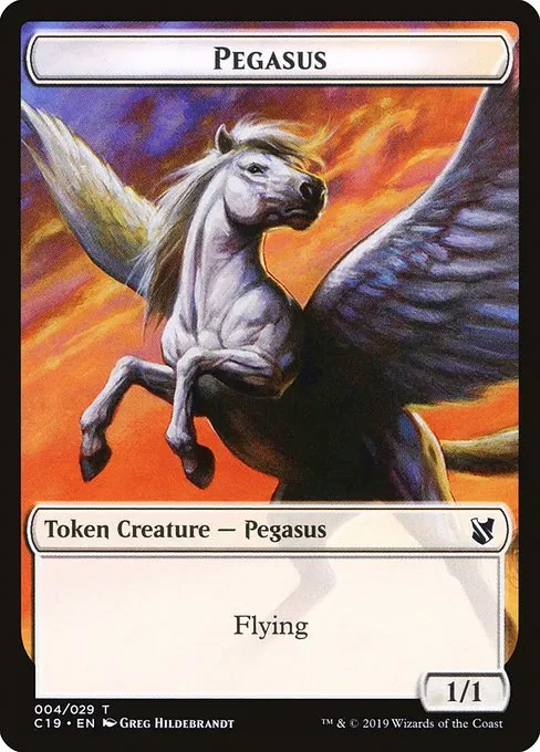 Pegasus · Commander 2019 Tokens 4/29