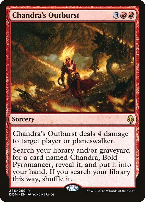 Chandra's Outburst · Dominaria 276/280