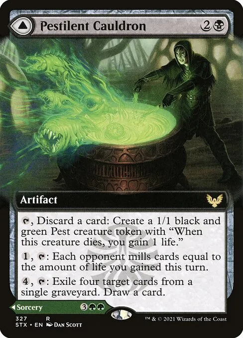 Pestilent Cauldron // Restorative Burst · Strixhaven: School of Mages 327/393