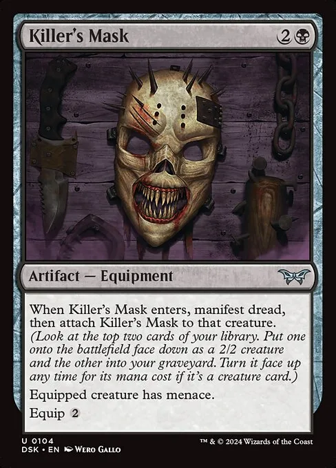 Killer's Mask · Duskmourn: House of Horror 104/419