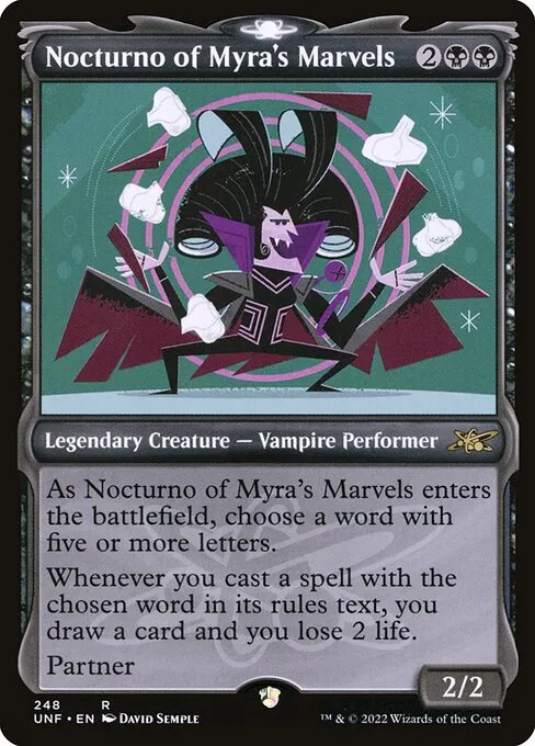 Nocturno of Myra's Marvels · Unfinity 248/639