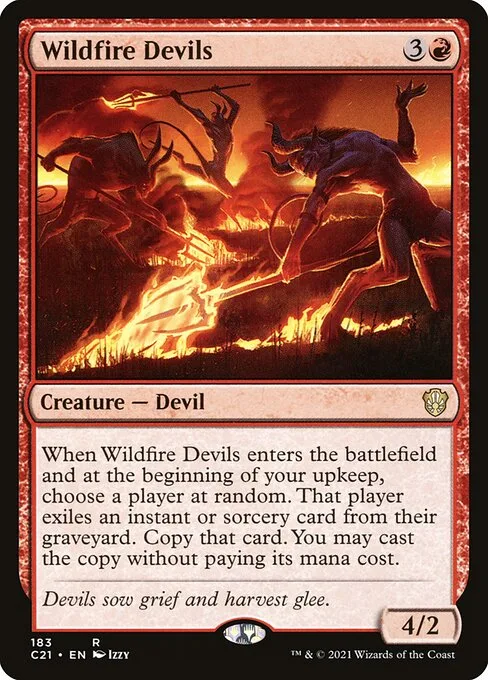 Wildfire Devils · Commander 2021 183/409